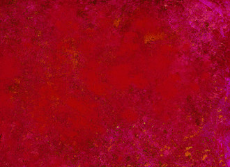 Hand drawn abstract red background. The texture on the paper. Bright background for design