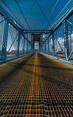 Steel Road Grating on Suspension Bridge