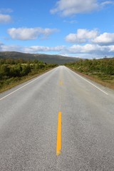 Fototapeta premium Norway road