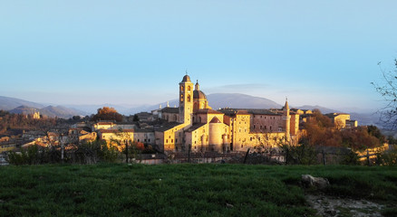 Fototapeta na wymiar Urbino, Italian city