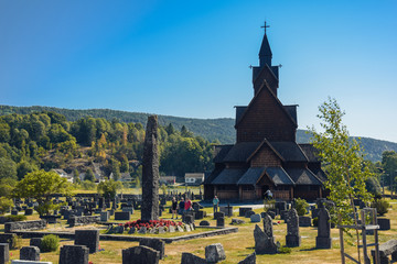 old viking church in norway