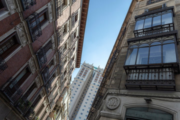 Apartment buildings in Madrid