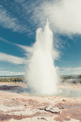 Geyser in iceland