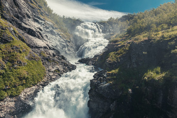 Massive waterfall