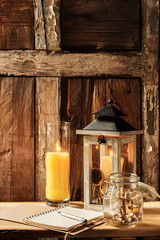 Christmas decorations in the interior