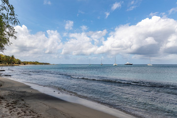 Saint Vincent and the Grenadines, Britannia bay, sailboats, Mustique
