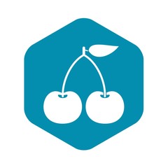 Cherry icon. Simple illustration of cherry vector icon for web