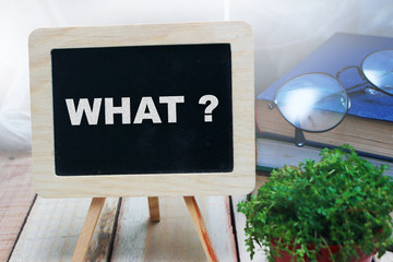 What, Questional Words Quotes Concept