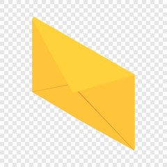 Post envelope icon. Isometric illustration of post envelope vector icon for web