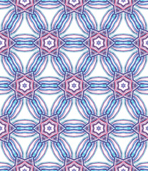 Traditional Surface. Endless Repeat Painting. 