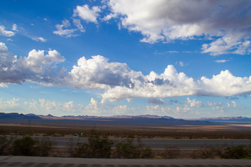 Mountain desert views