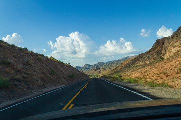 Mountain desert views
