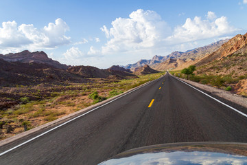Mountain desert views