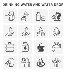 drinking water icon