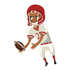 american football sport game cartoon