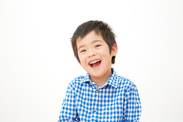 男の子　笑顔