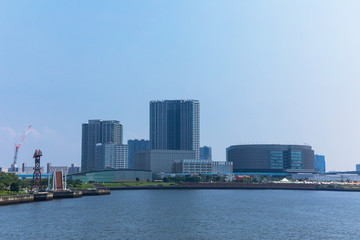 Fototapeta premium (東京都ｰ都市風景)豊洲ウォーターフロント風景２