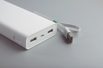 Powerful external battery (Power Bank) with USB wire