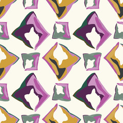 Abstract seamless pattern illustration of rectangles.