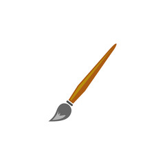 paint brush icon. paint brush symbol vector