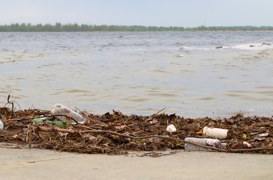 Pollution of the Earth's water resources by human waste and garbage