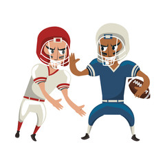 american football sport game cartoon