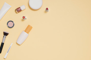 fashion professional makeup accessories equipment attractive fashion woman