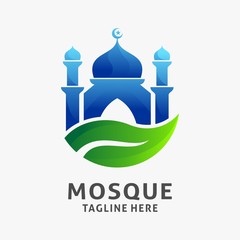 Islamic mosque logo design