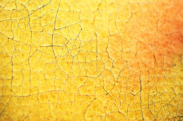 Closeup old cracked Oil on canvas texture. Soft focus. - Image