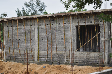 Under-construction house