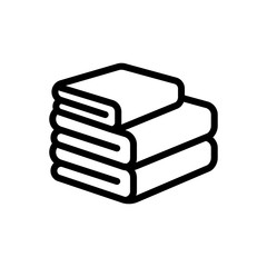 towel, icon, vector, symbol, illustration, design, isolated