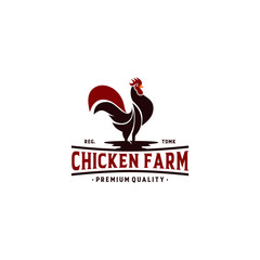 Chicken Farm Logo Collection Stock Vector