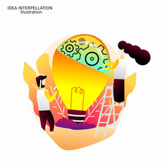 idea interpretation illustration