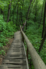 Fototapeta premium Jilin Province Hang Kettle Tourist Resort Plank Road