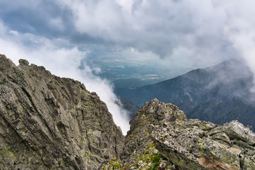 Fototapeta na wymiar High Tatra mountains in Slovakia