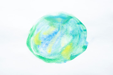 Beautiful  water colors background on white background