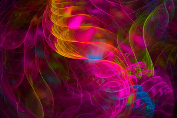 Fototapeta na wymiar abstract digital fractal fantasy design creative beautiful