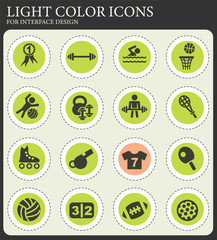 sport icon set
