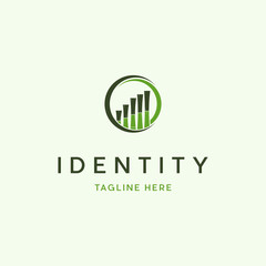 Business finance logo template vector icon design, Simple Analytic Logo designs template, Business Insight logo