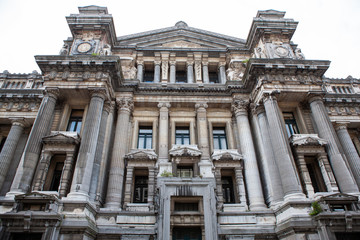 Palais de Justice, Law Courts of Brussels, Neoclassical architecture in Brussels, Belgium 