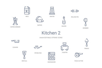 kitchen 2 concept 14 outline icons