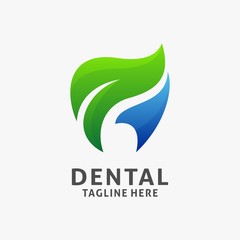 Fototapeta premium Nature dental logo design
