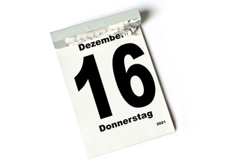 16. Dezember 2021
