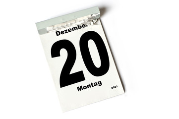 20. Dezember 2021