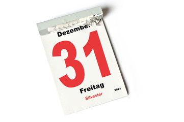 31. Dezember 2021 Silvester