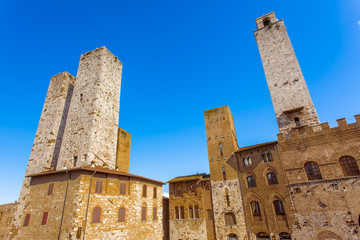 tower of Gimignano, Tuscany, Italy 