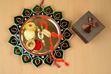 Raksha bandhan or Bhai dooj, an Indian traditional festival for brothers and sisters