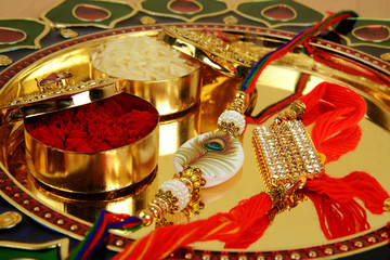 Raksha bandhan or Bhai dooj, an Indian traditional festival for brothers and sisters