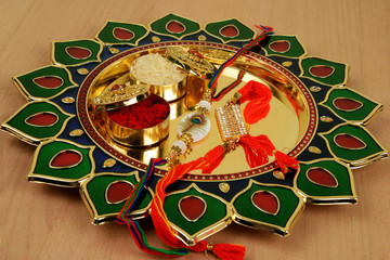 Raksha bandhan or Bhai dooj, an Indian traditional festival for brothers and sisters