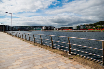 Swansea Docks. Glamorgan Wales UK.